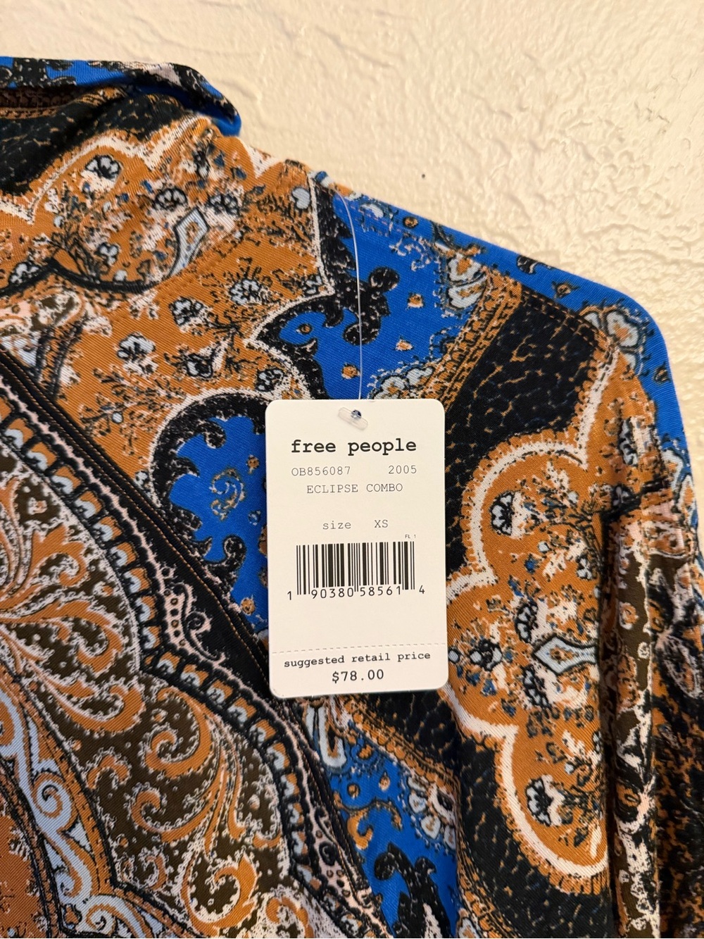 Free People eclipse compo long sleeve Top - Picture 3 of 7